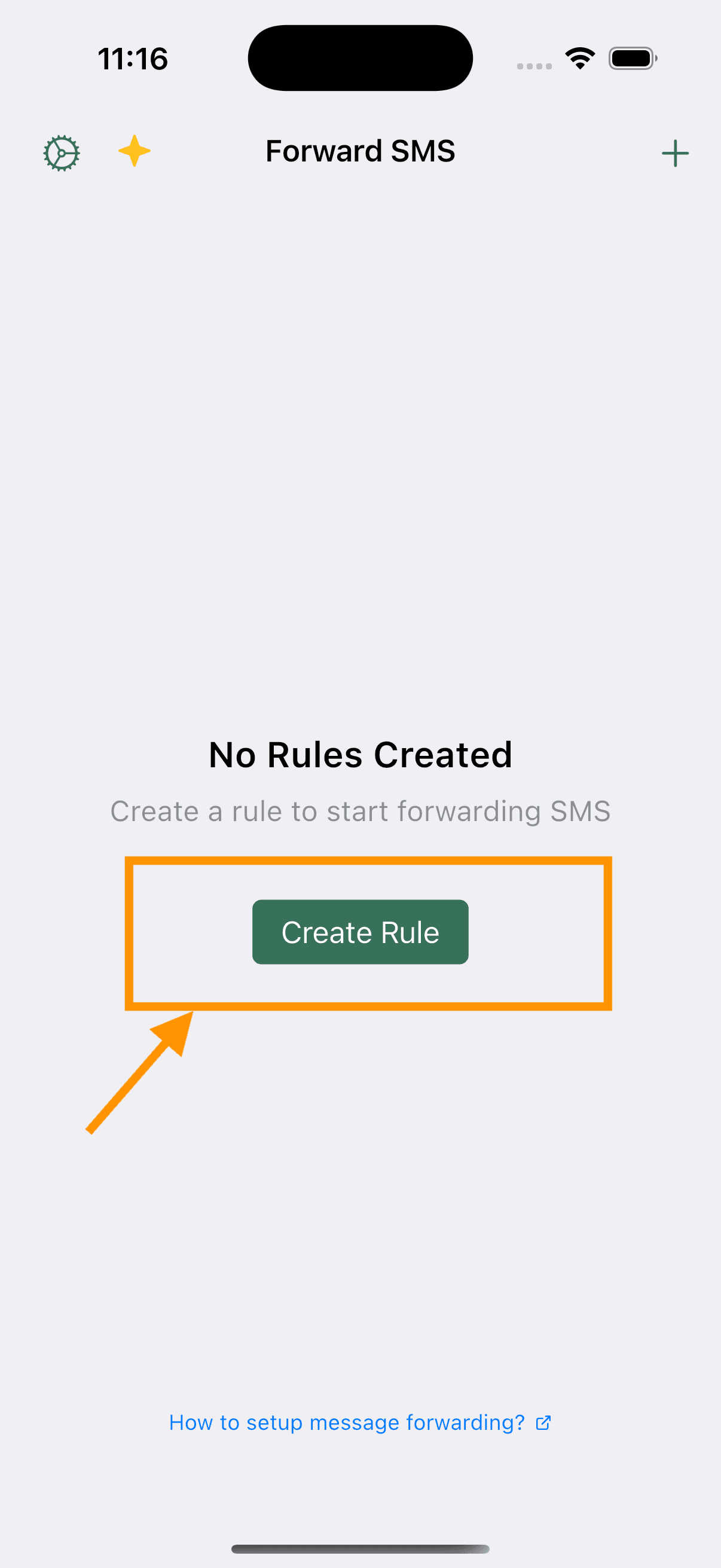 Create new rule