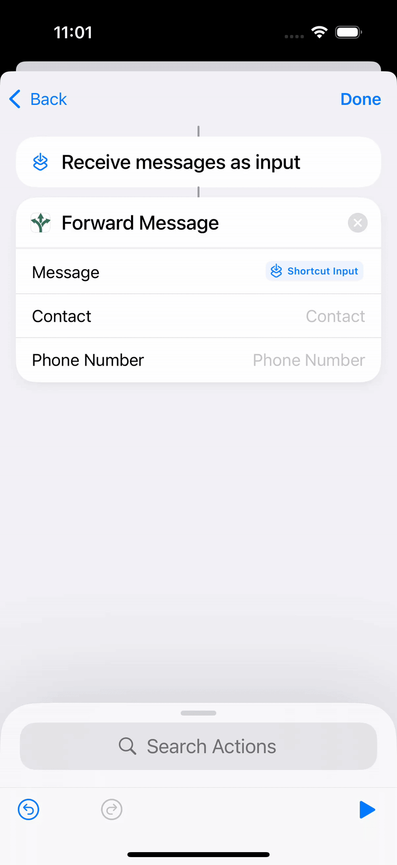 Populate Phone number field
